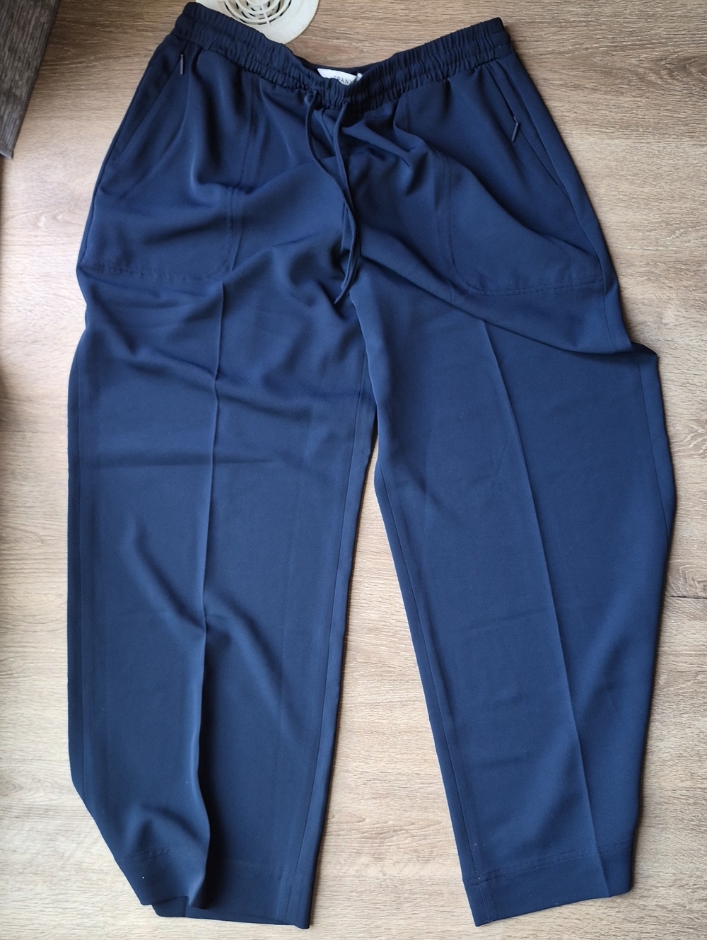 Spanx Women’s Navy Drawstring Pull-On Pants Size XL